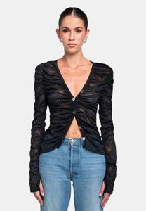 Блуза OW Collection WANTED LACE, Black