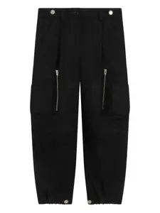 Брюки с карманами на молнии Dolce & Gabbana Kids, черный