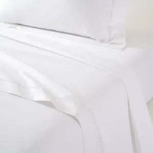 Плоская простыня Yves Delorme Athena - Роскошный Постельный аксессуар - Модный и функциональный, белый