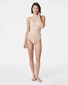Корректирующие стринги с высокой талией Spanx, бежевый