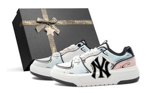 Непромокаемые скейтерские кроссовки low top с амортизацией и массивным рантом, unisex MLB, розовый