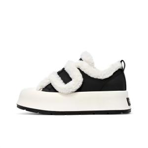 Теплые износостойкие нескользящие женские полусапожки Snow Boots WJA, черный