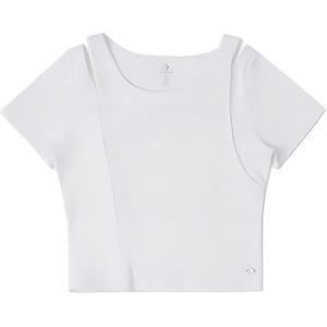 Converse Обычная футболка женская белая