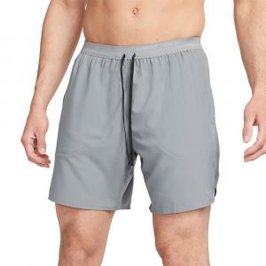 Шорты для бега Nike Dri-FIT Stride 7" Brief-Lineds, серый