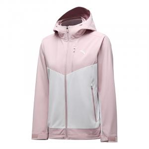 Ветровка Women's ANTA, нежно-розовый/белый
