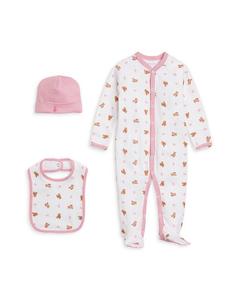 Хлопковый подарочный набор из трех предметов для девочек Polo Ralph Lauren — для малышей, розовый