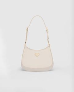 Сумка Prada Cleo из лакированной кожи, белый