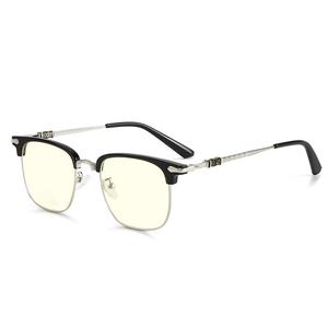Алюминиевые очки Browline функциональные мужские JINGBEI