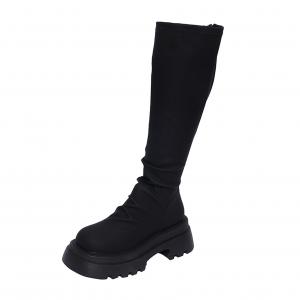 Yue Elsa Высокие сапоги женские черные, цвет Black