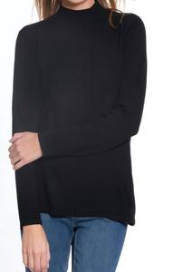 Свитер с воротником-стойкой черного цвета Multiples