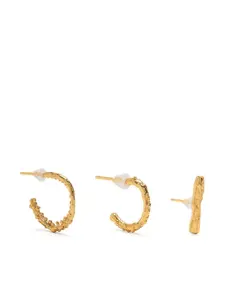 Комплект из трех серег Starry Night Alighieri, золотой