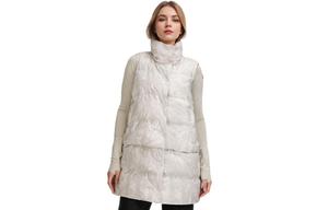 Lululemon Трансформируемая куртка пуховик женская в форме кленового листа светло-серая комбинированная, Maple Leaf Transformed Light Gray Mixed/MPLN