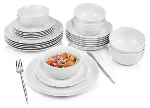 24 штуки ужин в новом порту Sänger, белый