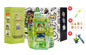 Пластиковые стаканы для воды Disney, Three-Eyed Boy (Cup Brush + Straw Brush + Graffiti Gift Bag + Random 3D*8 + Keychain)