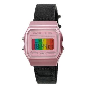 CASIO Часы Retrofit Series Quartz Movement Nylon Strap Watch Men's Watch Pink Watch Dial