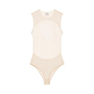 Боди Courrèges Illusion Circle Lace Bodysuit 'Heritage White'