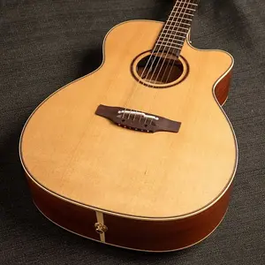Акустическая гитара Takamine P3MC Pro Series OM CW Satin Cedar/Sapele с электроакустикой и полутвердым футляром