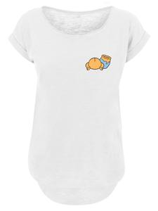 Длинная футболка Винни-Пух белого цвета F4NT4STIC