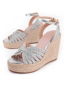 Сандалии Salia3 в серебряном цвете Montevita