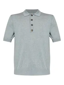 Рубашка-поло на пуговицах Eleventy, серый
