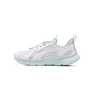 Кроссовки для бега с амортизаторами Rebound Low Top для детей LINING YOUNG, белый/фиолетовый