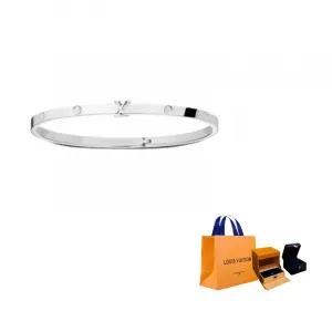 LOUIS VUITTON Браслет Oui Vuitton Empreinte Mall White Gold