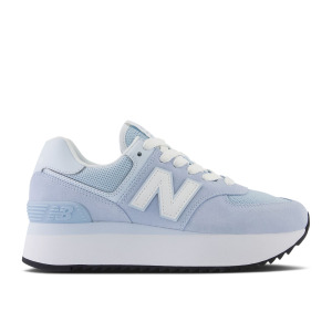 Кроссовки New Balance Wmns 574+ 'Light Chrome Blue', синий