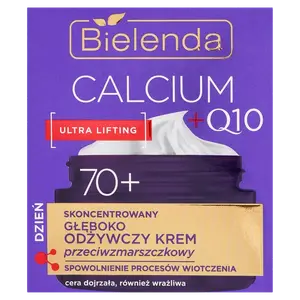 Крем для лица глубоко питательный против морщин 70+ на день, 50 мл Bielenda Calcium+Q10