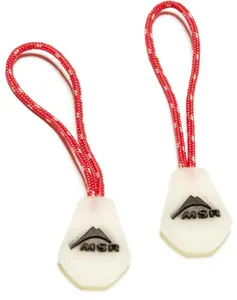 Светящиеся в темноте брелки-молнии MSR, Red/White