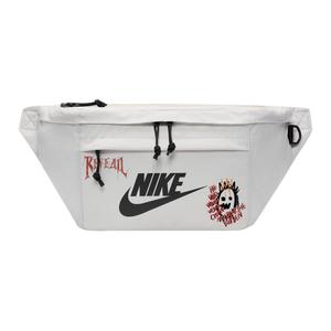 Nike Тканевая поясная сумка через плечо кроссбоди на плечо унисекс светло-бежевая, Letter Graffiti