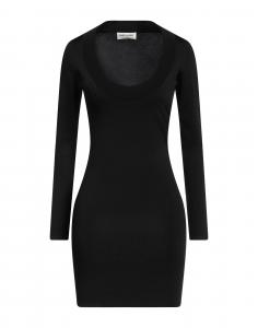 Мини-платье Saint Laurent, черный