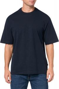 Мужская футболка BOSS из трикотажного полотна с узором «slub yarn single jersey», Dark Sky