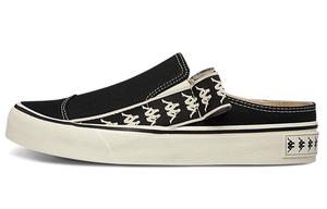 Кроссовки для скейтбординга унисекс с низким верхом, черные/белые Kappa