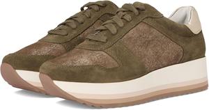 Женские кроссовки Johnston Murphy Gracie с цветными вставками и шнуровкой Johnston & Murphy, оливковый