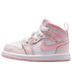 Кроссовки (TD) Air Jordan 1 Mid 'Pearl Pink White'