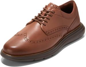 Мужские оксфорды Cole Haan Grand Ultra с ультралегким крыловым носком, Woodbury/Java