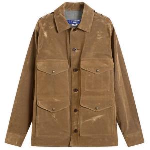 Джинсовая куртка с начесом Junya Watanabe Man, бежевый