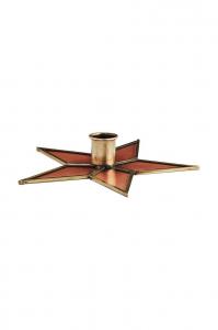 Декоративный подсвечник Madam Stoltz Carmine, красный