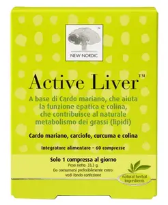 Active Liver 60 таблеток Добавка для печени с расторопшей New Nordic