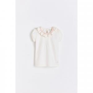 Футболка с ягодами для детей Babycottons, кремовый