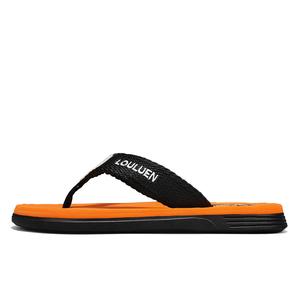 TFKY Мужские устойчивые к запаху нескользящие шлепанцы оранжево-красные, цвет Orange Red