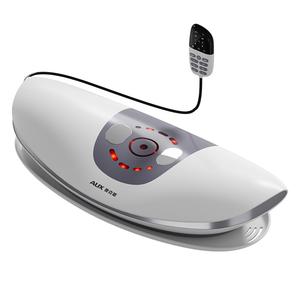 Массажер для поясницы, шеи и спины с функцией разминания для снятия напряжения мышц поясницы ST-1202C AUX, белый серый-Charging Version