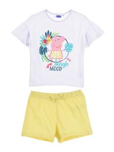 Комбинезон Peppa Pig 2tlg. Outfit: Sommer-Set T-Shirt und Shorts, желтый