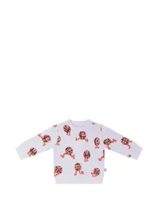 Толстовка с принтом Stella Mccartney Kids, белый