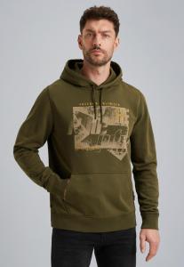 Худи PME Legend UNBRUSHED TERRY, Olive Night/Olive