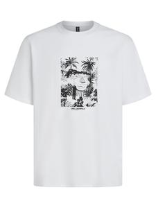 Karl Lagerfeld Футболка 'Villa la Vigie' в белом цвете