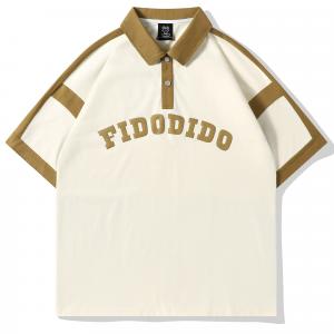 Унисекс поло FIDO DIDO, светло-коричневый