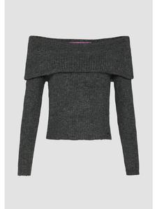 Вязаный свитер в цвете 99W0_black QS