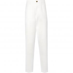 Прямые брюки из габардина твил Brunello Cucinelli, белый