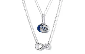 Pandora Серебряное колье для женщин